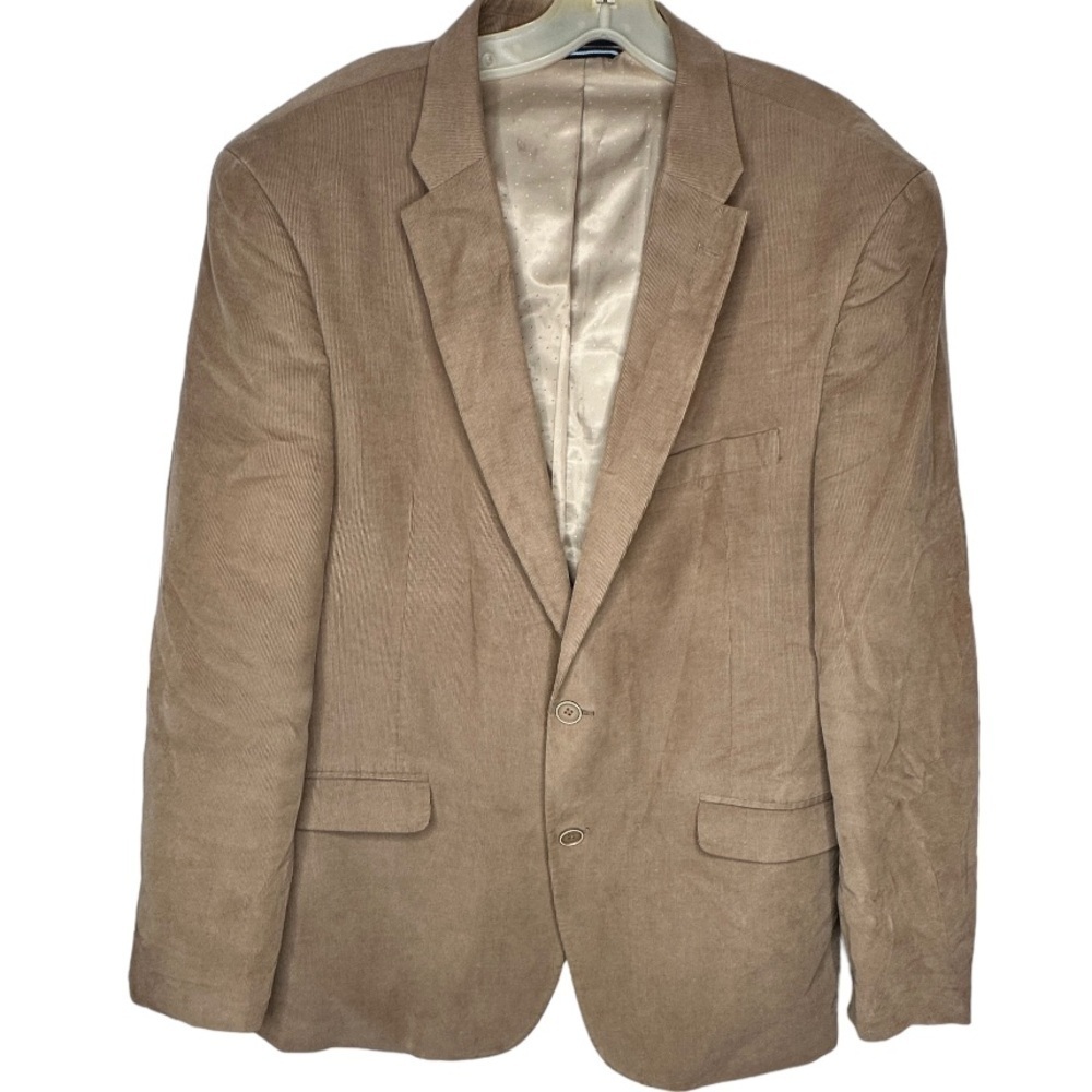 Tommy Hilfiger Tan Corduroy Blazer